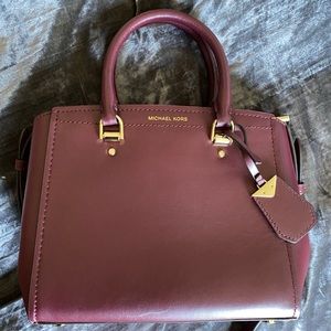 Michael Kors Wine Red Purse